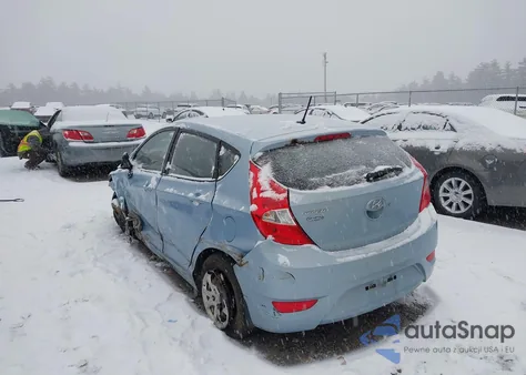 2014 Hyundai Accent Gs z USA, uszkodzony, nr VIN KMHCT5AE4EU185998